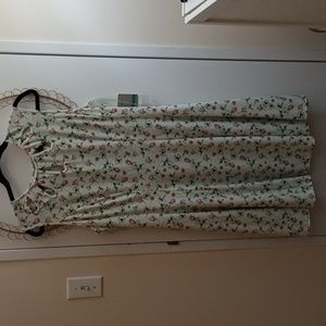 Danny And Nicole Mint Multi Sleeveless Dress Size 16